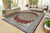 Dynamic Ancient Garden 57090 1484 Red Area Rug