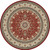 Dynamic Ancient Garden 57119 1414 Red Ivory Area Rug
