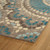 Kaleen Rosaic ROA07-91 Teal Rug