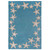 TransOcean Capri 1710/04 Starfish Border Aqua Rug