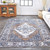 Feizy Percy 39AIF Blue Brown Rug