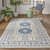 Feizy Foster 3754F Blue Gray Rug