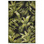 TransOcean Marina 8115 48 Jungle Leaves Black Rug