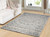 Dynamic Darcy 1126 157 Ivory Blue Gold Rug