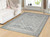 Dynamic Darcy 1128 135 Ivory Teal Rug