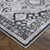 Feizy Macklaine 39FVF Silver Black Rug