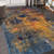 Amer Manhattan MAN-41 Bunnt Orange Navy Rug