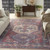 Nourison Nicole Curtis Series 1 SR105 Red Navy Rug