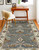 Bashian Artifact A154-AR116 Slate Rug