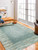 Bashian Greenwich R129-HG385 Teal Rug