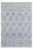 Kas Chloe 7724 Blue Ivory Geo Rug