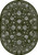Dynamic Ancient Garden 57126 3636 Charcoal Silver Rug