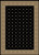 Concord Ankara 6303 Pin Dot Black Area Rug