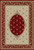 Concord Jewel 6310 Fleur De Lys Meddallion Red Area Rug