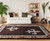 United Weavers Bristol 2050 11250 Lilium Brown Rug