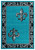 United Weavers Bristol 2050 11269 Lilium Turquoise Rug