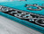 United Weavers Bristol 2050 11269 Lilium Turquoise Rug