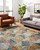 Loloi Spectrum SPE-01 Lagoon Spice Rug