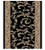 BRI01 Black Carpet Hallway and Stair Runner - 26" x 10 ft