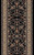 BRI06 Black Carpet Hallway and Stair Runner - 26" x 27 ft