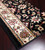 Como 1592 Black Carpet Hallway and Stair Runner - 26" x 9 ft