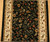 Como 1593 Black Carpet Hallway and Stair Runner - 26" x 13 ft