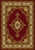 U.W. Affinity 750-01230 Pervana Red Rug