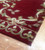 Barcelona BR01 Burgundy Carpet Hallway and Stair Runner - 27" x 12 ft