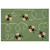TransOcean Frontporch 4437 06 Buzzy Bees Green Rug
