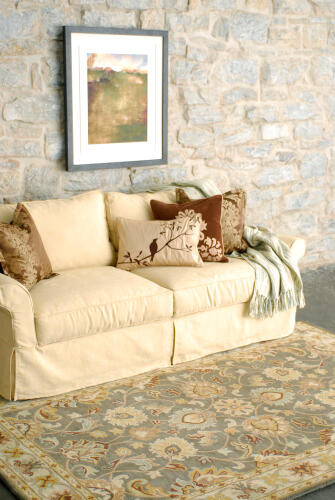 Caesar CAE-1005 Charcoal Beige Rug by Livabliss