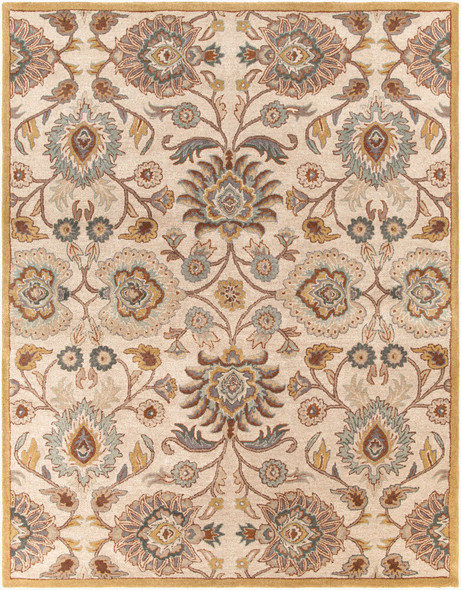 Caesar CAE-1012 Beige Gold Rug by LivaBliss