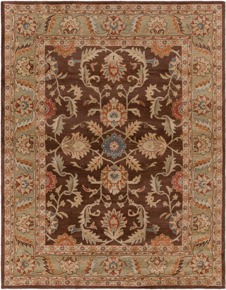 Caesar CAE-1009 Chocolate Rust Rug by LivaBliss