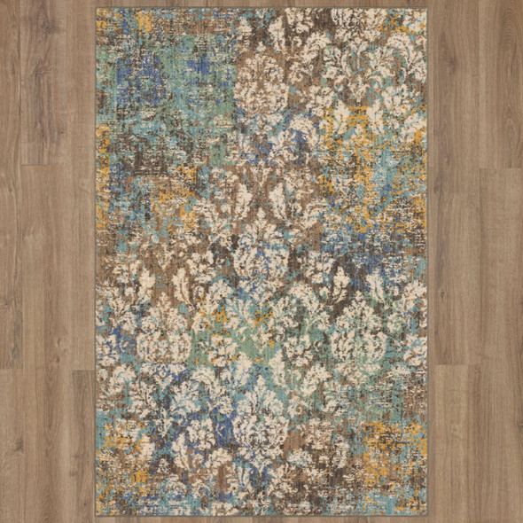 Karastan Cosmopolitan 90957 90116 La Brea Multi Rug