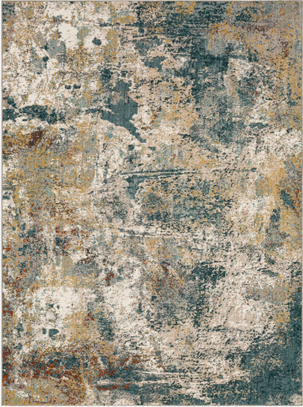 Karastan Soiree 92555 60140 Zydeco Mallard Green Rug