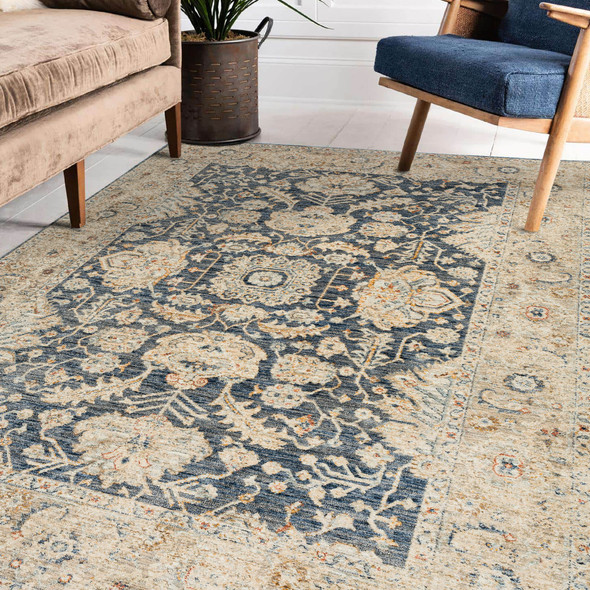 Dalyn Bergama BE8 Navy Rug