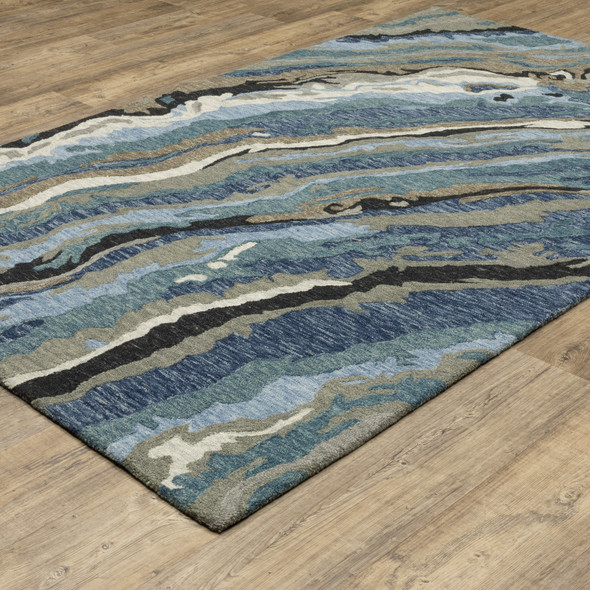 Oriental Weavers Kipton KIP03 Blue Rug