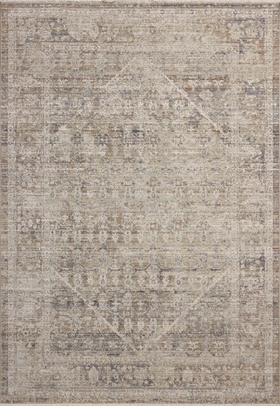 Chris Loves Julia x Loloi Ida IDA-06 Slate Natural Rug