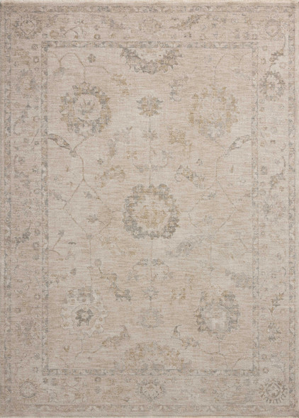 Chris Loves Julia x Loloi Louisa LOI-02 Oatmeal Slate Rug
