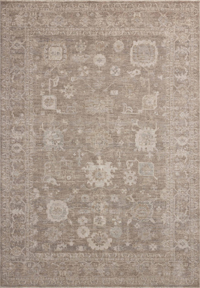 Chris Loves Julia x Loloi Louisa LOI-03 Taupe Ivory Rug