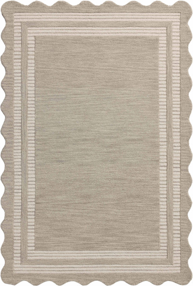 Chris Loves Julia x Loloi Scottie SCO-01 Fog Ivory Rug