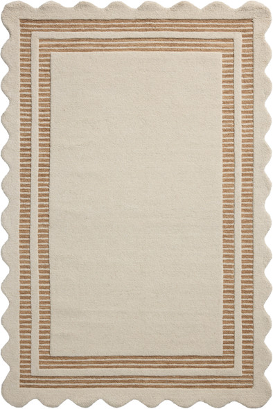 Chris Loves Julia x Loloi Scottie SCO-01 Ivory Rust Rug