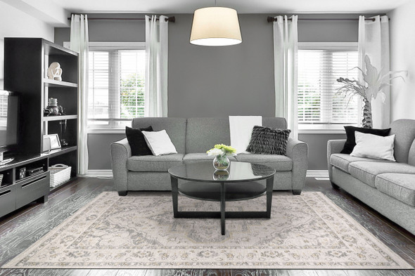 Dynamic Calypso 13504-190 Ivory Grey Rug
