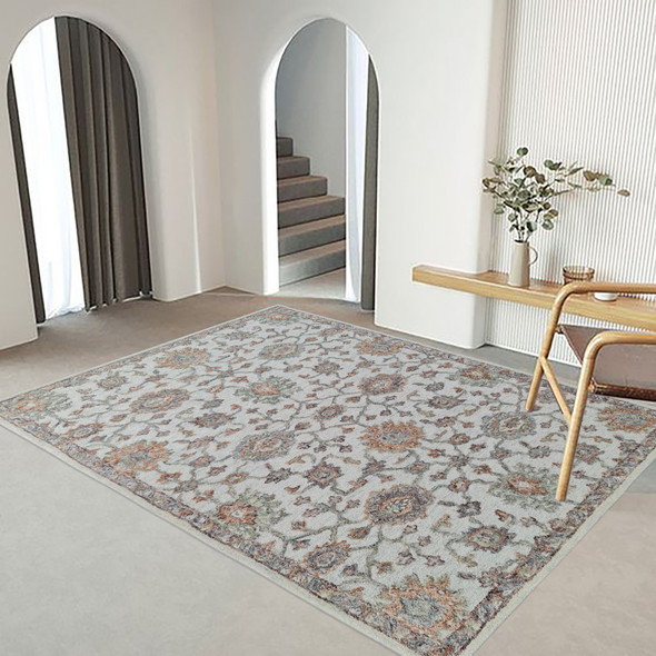 Dynamic Daisy 9084-199 Ivory Multi Rug