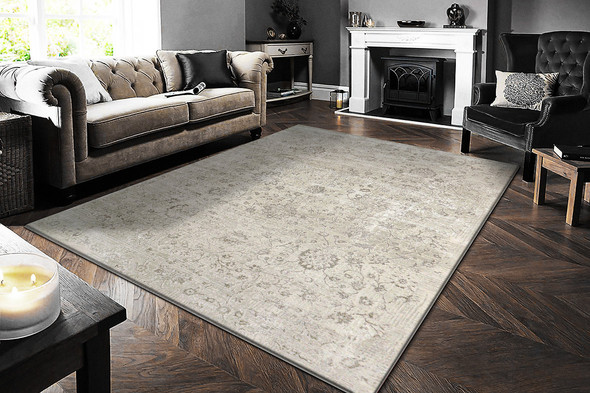 Dynamic Renaissance 3157-190 Ivory Grey Rug