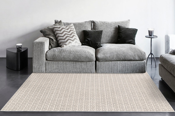 Dynamic Vuna 14955-190 Ivory Grey Rug