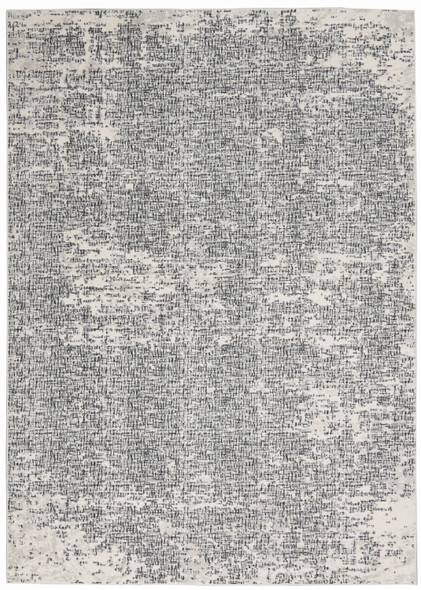 Nourison Calvin Klein CK970 Vapor CK971 Ivory Black Rug
