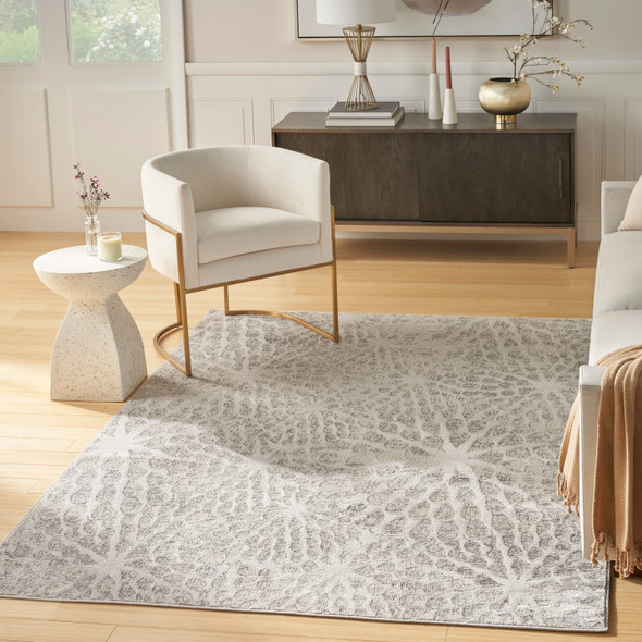 Nourison Home Ambiance AMI02 Grey Silver Rug
