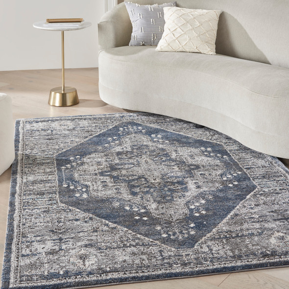 Nourison Home American Manor AMR02 Blue Rug