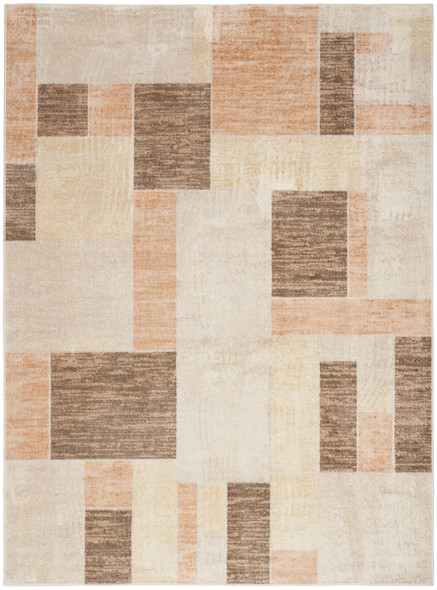 Nourison Home Astra Machine Washable ASW09 Beige Multicolor Rug