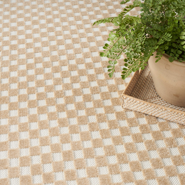Nourison Home Care Free CAF02 Taupe Rug
